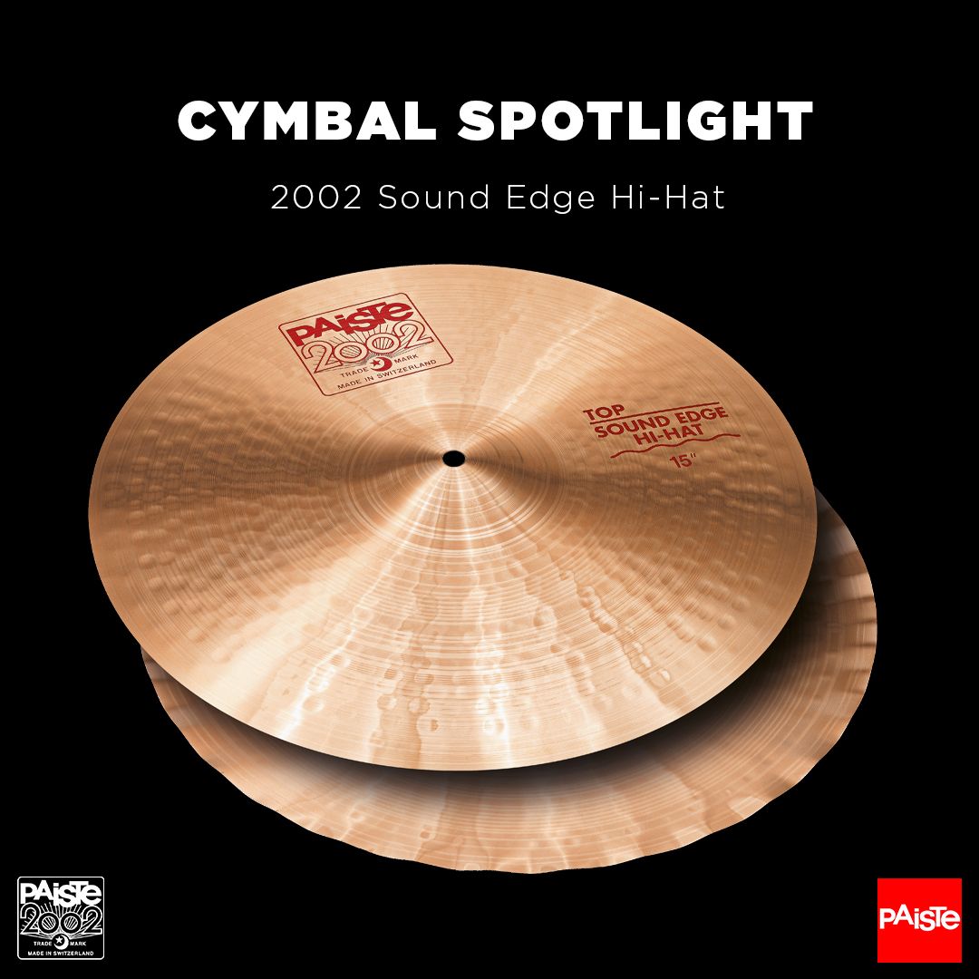 PaisteNation's tweet photo. CYMBAL SPOTLIGHT - 2002 Sound Edge Hi-Hat
⠀
Head over to our website for detailed audio samples and more information:⠀⠀
➡️ https://t.co/fbFVpV4Fn3
#paistecymbals #cymbals #paiste #drums #hihat #soundedge https://t.co/6IgJ9ag6QY