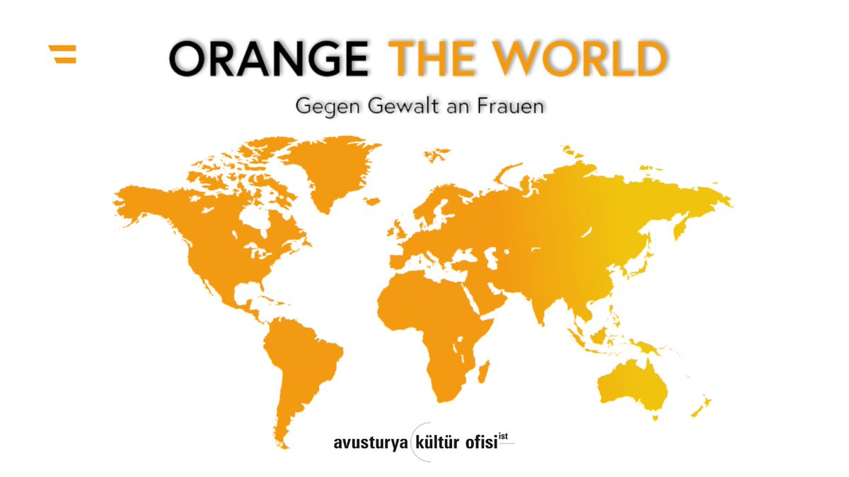 🟠#OrangeTheWorld ♀️

➡️Şiddeti başlamadan durduralım! Stoppen wir Gewalt, bevor sie beginnt!
_____
#EndGenderBasedViolence #UNWomen   #EndViolenceAgainstWomen #NoExcuse #gegengewaltanfrauen #kadınayönelikşiddetehayır #acfistanbul