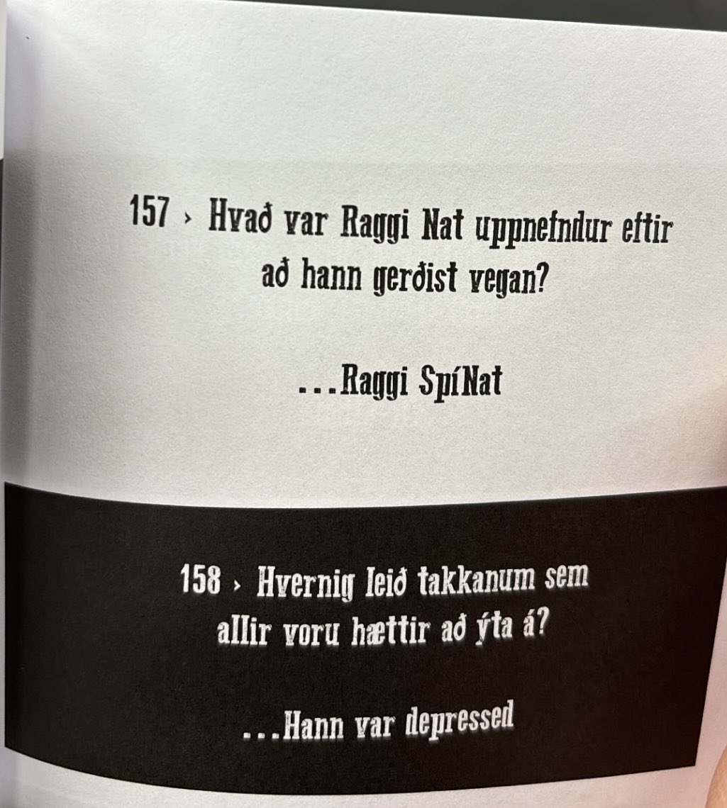 Hef oft beðið fólk um að vera frumlegt þegar það segir brandara á minn kostnað. #becarefulwhatyouwishfor  🤣🤣🤣