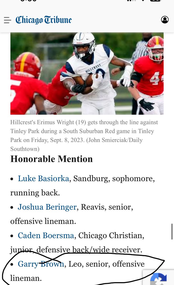 GarryBr41399706's tweet photo. This is my new Accolades updates!!
📲✅❤️‍🔥
Garry Brown
C/O 24
2x 1st team All Catholic 
honorable mention All-Area
2x Team Captain 
3x varsity Starter 
2 year  All Sate Academic Team.
5’10
280
OL/DL
3.7 gpa
Multiple team awards as well!!
@LeoCatholicFB @EDGYTIM @DrFridayNiteLts @PrepRedzoneIL @CoachBigPete @DeepDishFB @CoachTimLydon @paytheprice619 @TUDragonFB @uiucoachtuck @LemmingReport @Coach_Faunteroy @Coach_Faunteroy @coachmcquillan @Coach_Jlew @MTUFB @hoffner_todd 
@CoachRustman @Coach_Crisp @Coach_Heffler