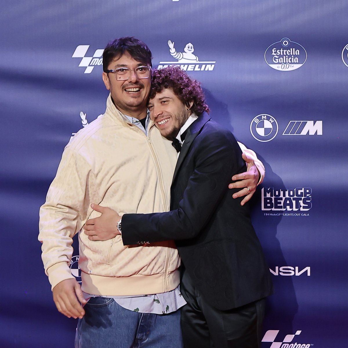 MotoGP's tweet photo. A week ago at the first-ever @motogpbeats Lights Out gala red carpet... ✨ https://t.co/41bFtLV8eN