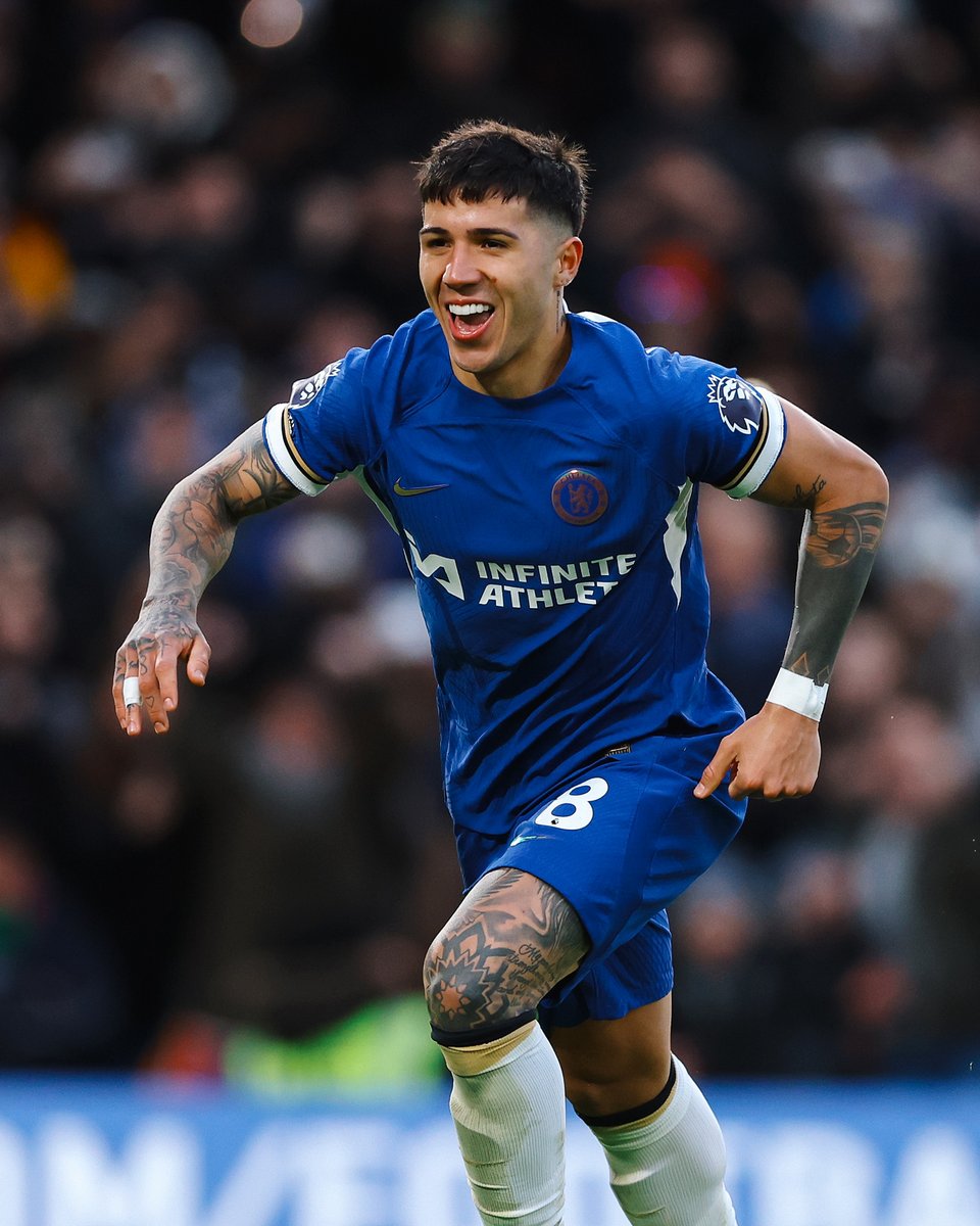 ChelseaFC's tweet photo. No contest. 😎

@Enzo13Fernandez is your Player of the Match winner from Sunday's win! 🙌

#CFC | #CheBri https://t.co/DFX4F1e8m8