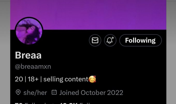 guys pls report this fake account @breaamxn (send proof and I&rsquo;ll send u a pic) 💗 https://t.co/JAozHg<a class="tags" target="_blank" title="On Twitter" href="/?out=eyJ0eXAiOiJKV1QiLCJhbGciOiJIUzUxMiJ9.eyJpYXQiOjE3MTg3OTMzMjEsImlzcyI6InR3cG9ybnN0YXJzLmNvbSIsIm5iZiI6MTcxODc5MzMyMSwiZXhwIjoxNzUwMzI5MzIxLCJyZWRpcmVjdF91cmwiOiJodHRwczovL3R3aXR0ZXIuY29tL2JyZWFhbXhuIn0.ndM4MXW9ltnydGQ6-rmaFNzYeBFpMBZpBK2lst3W7fX5mL5C7TPqStyBwbieUO7FQxXGjEtfivv73jcYpCxaIQ">@breaamxn</a>