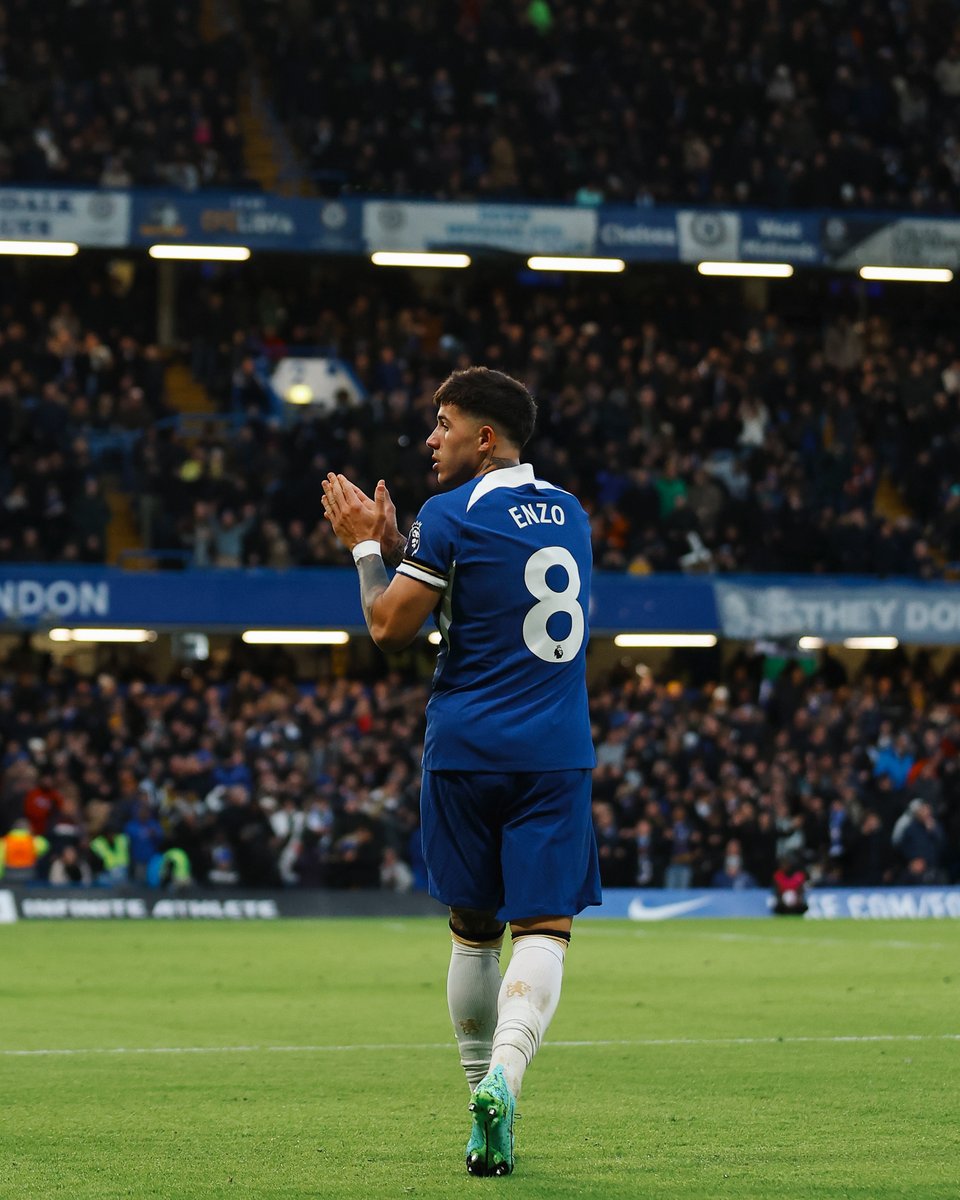 ChelseaFC's tweet photo. No contest. 😎

@Enzo13Fernandez is your Player of the Match winner from Sunday's win! 🙌

#CFC | #CheBri https://t.co/DFX4F1e8m8