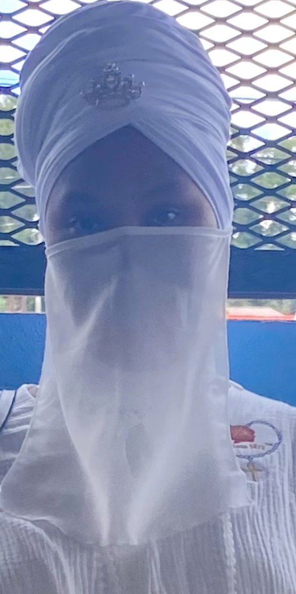 KhemBey913's tweet photo. This will be one of Mama’s  1st Face Veils I will be offering on my site at https://t.co/EN8TvTVyBX Tru 👑 Queens cover up out in Public cuz BeyBey your Valuable in TMHs eyes you must be a Hidden Treasure. 13Love 13Protection 
-Mama Wisdom https://t.co/s4RwUenwhf