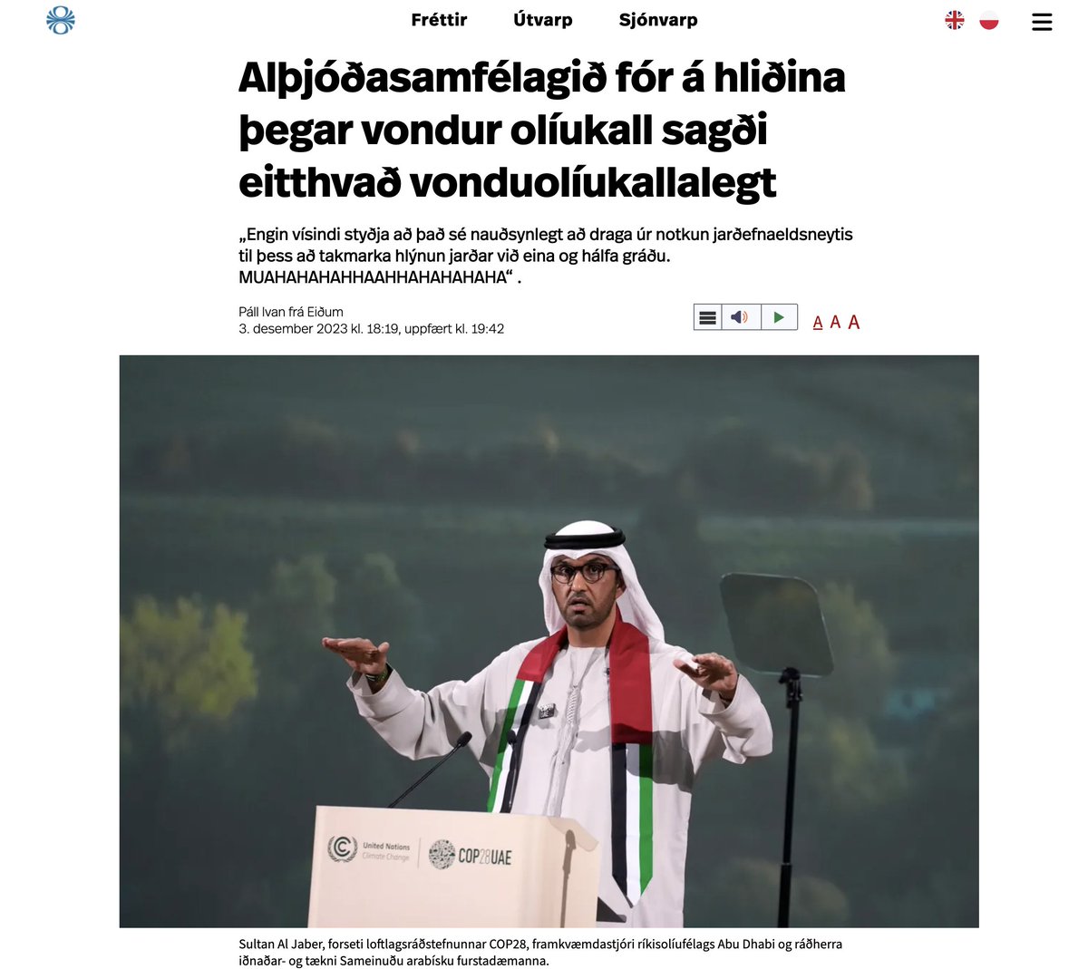 Fréttirnar (BREYTTAR FYRIRSAGNIR) (@frettirnar) on Twitter photo 