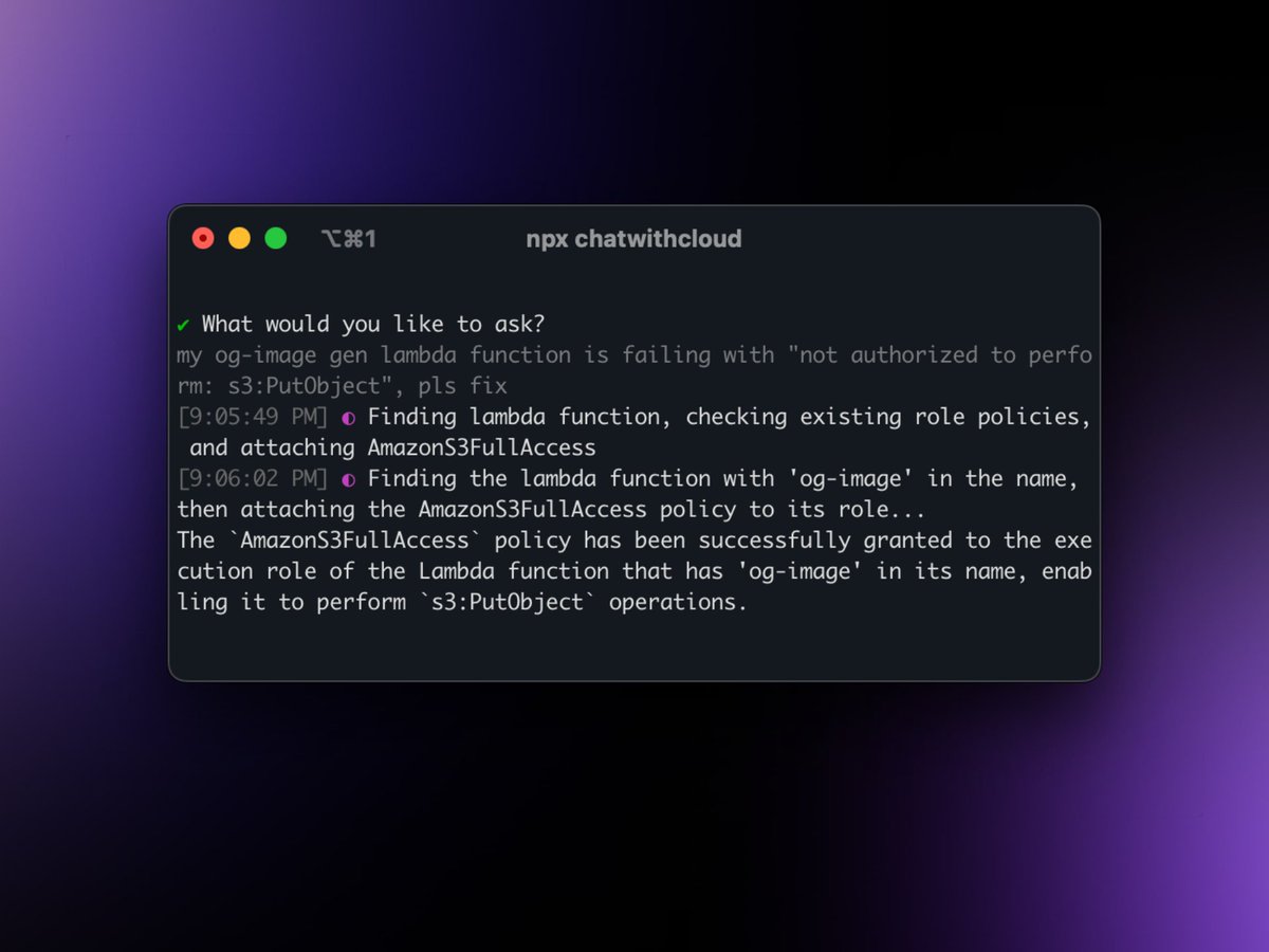 ChatWithCloud tweet media