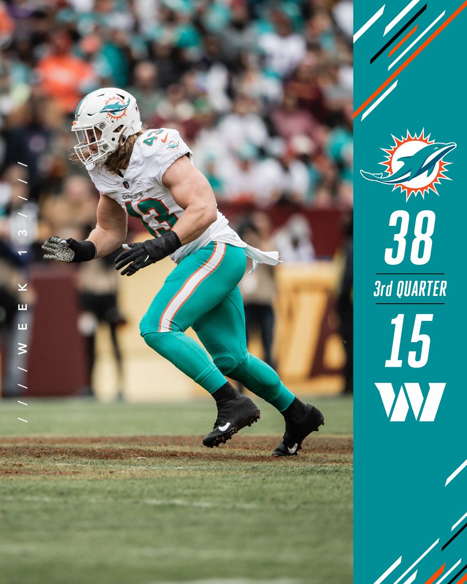 MiamiDolphins's tweet image. One more to go! #MIAvsWAS