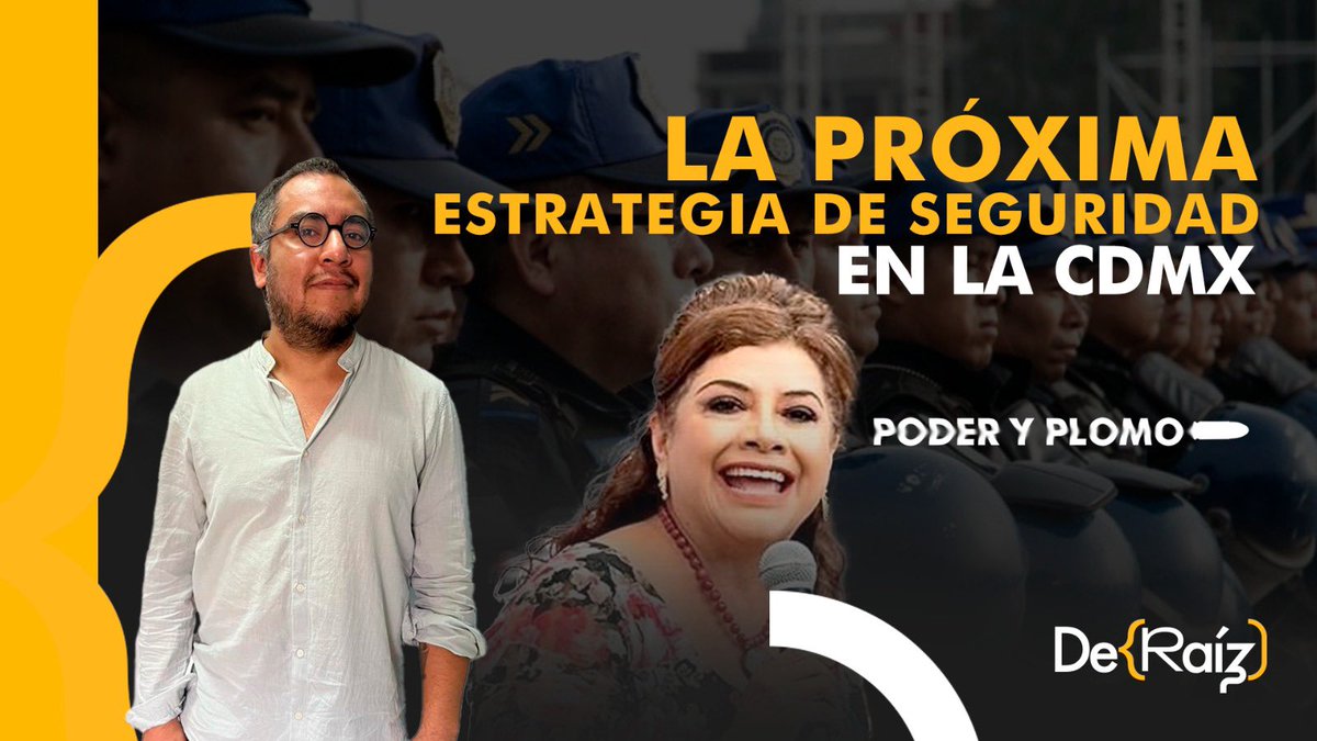 @CitlaHM Con respecto a la precandidata única de @PartidoMorenaMx en la Ciudad de México, @ClaraBrugadaM, ¿Cuál podría ser su estrategia de seguridad?

En esta emisión de #PoderyPlomo, @pedrocosmonauta nos cuenta

👉🏼 youtu.be/jHIF-_VegRo?si…