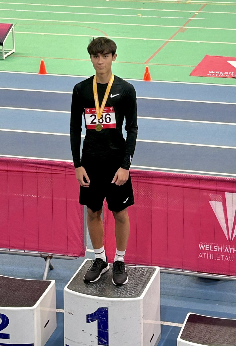 VenusDix's tweet photo. First indoor competition for JJ and his second time competing triple jump and won 🥇 well done JJ https://t.co/6f9gbxznWF