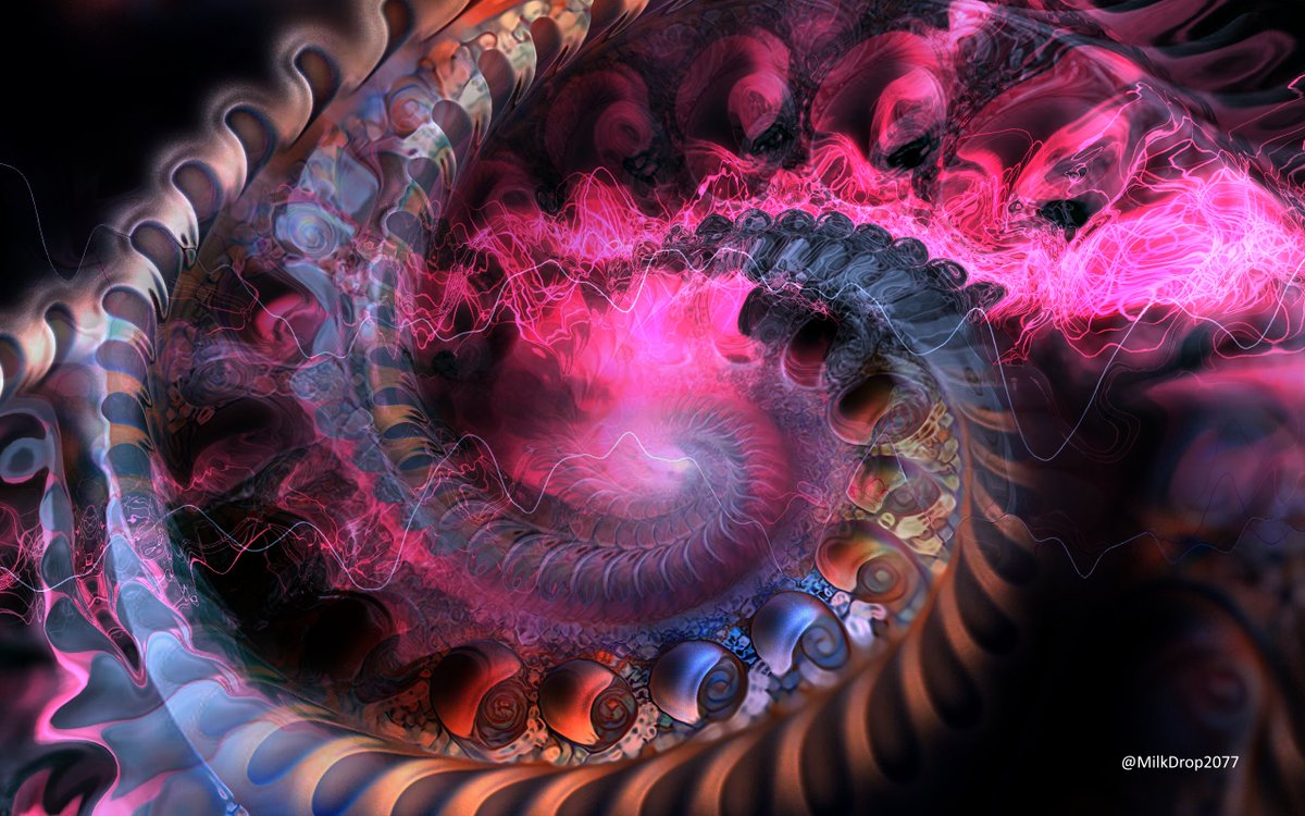MilkDrop2077's tweet photo. Double-preset of the day : The Escargot π
download: https://t.co/LU8NM3ywgW
#Fractal #Fractals #MilkDrop #MilkDrop2 #MilkDrop3 #MilkDrop2077 #Shaders #VJ #Visuals #Audioreact #music #generativeart #audiovisual #Visualizers #programming #creativecoding https://t.co/x1TXrNYGwt