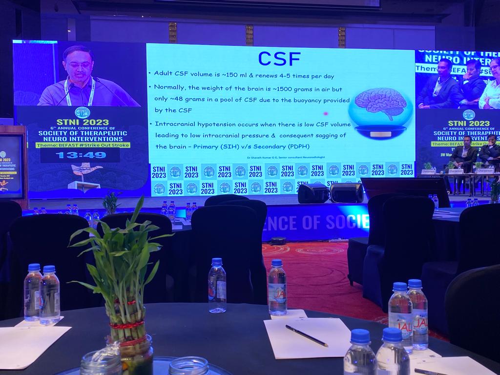 SharathKumarGG7's tweet image. Session on &quot;Conditions less talked -SIH&quot; in the annual meeting  of &quot;Society of Therapeutic Neurointervention&quot;. Sharing the knowledge is spreading the awareness &amp;amp; caring for SIH patients! @ApolloKarnataka @csfleakaware @spinalCSFleak @csfleakuk #spinalCSFLeak #Headache #CsfLeak