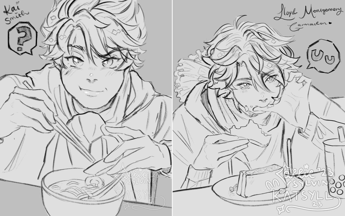 katsyll's tweet image. #NINJAGO ✿ anyone hungry?

★
#art #artist #artwork #ninjago #NinjagoDragonsRising #ninjagofanart #fanart #CLIPSTUDIOPAINT #smallartist #ninjagokai #ninjagolloyd #ninjagojay #ninjagonya #ninjagocole #ninjagozane #ninjagoarin #ninjagosora #commissionsopen #artmoots #ninjagomoots