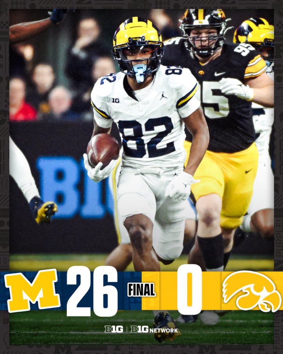 I AM THE HOTTEST CAPPER ALIVE 🏆

19-3 in L22 Free Plays‼️

🪜DAY 1 10k Ladder Challenge🪜

$50 ➡️ $95.45 ✅

Michigan/Iowa Under 35.5 -110 💰💰💰

We’re climbing this 🪜 until we reach the TOP

Make some NOISE if you’re ready for Day 2! 🔒