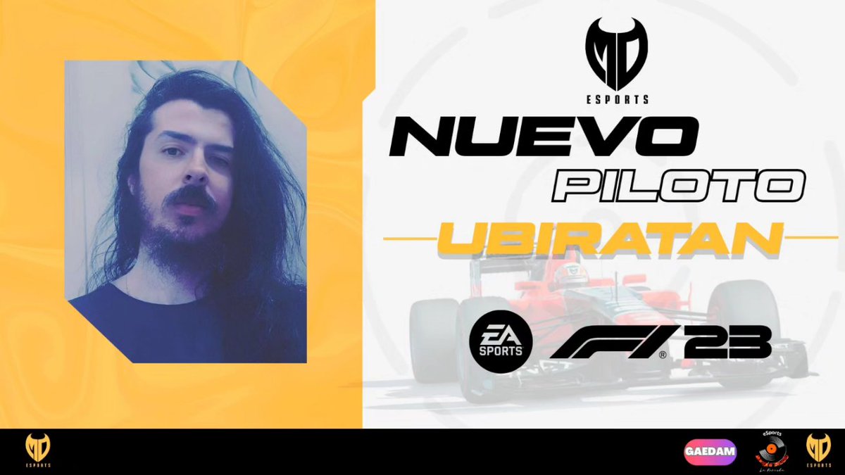 Queremos dar la✨ Bienvenida a la flia de MD-ESPORTS desde la ciudad de  São Paulo🇧🇷 a nuestro Piloto de F1 quien nos estará representando en las próximas competencias a toda velocidad el es: 
💐🇧🇷𝐔𝐁𝐈𝐑𝐀𝐓𝐀𝐍🇧🇷  💐
𝗕𝗲𝗺-𝘃𝗶𝗻𝗱𝗼 𝗮 𝗳𝗮𝗺𝗶𝗹𝗶𝗮 𝗠𝗗-𝗘𝗦𝗣𝗢𝗥𝗧𝗦