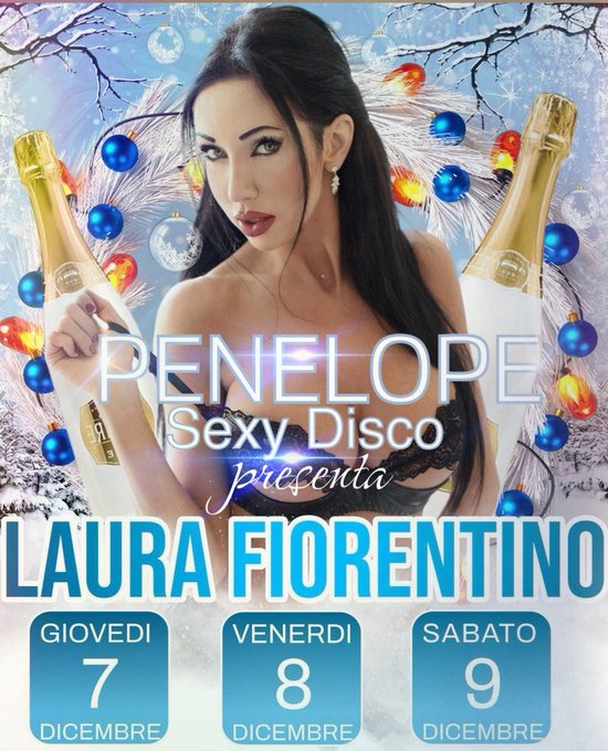 Gioved&igrave; 7, Venerd&igrave; 8, Sabato 9 Dicembre  LAURA FIORENTINO Live Show Al PENELOPE di Pontedera ❤️ https://t<a href="/tag/laurafiorentino"class="tags"><span>#laurafiorentino</span></a>