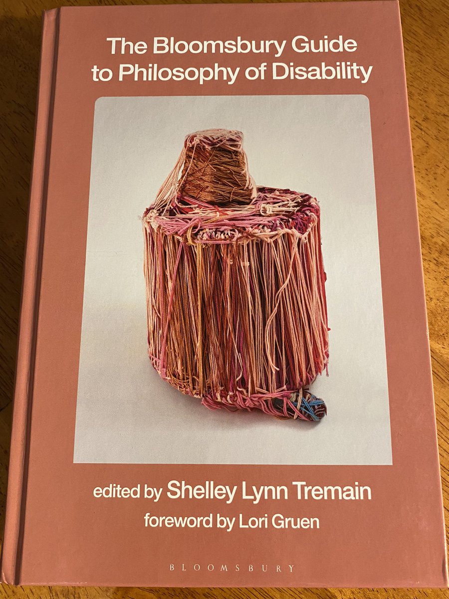 scjenkins's tweet photo. I received my advance copy of “The Bloomsbury Guide to Philosophy of Disability,” edited by Shelley Lynn Tremain this week! It is a comprehensive, much-needed intervention in our field featuring thirty contributors. I’m honored to be one of them. https://t.co/VhRdfJAHYB