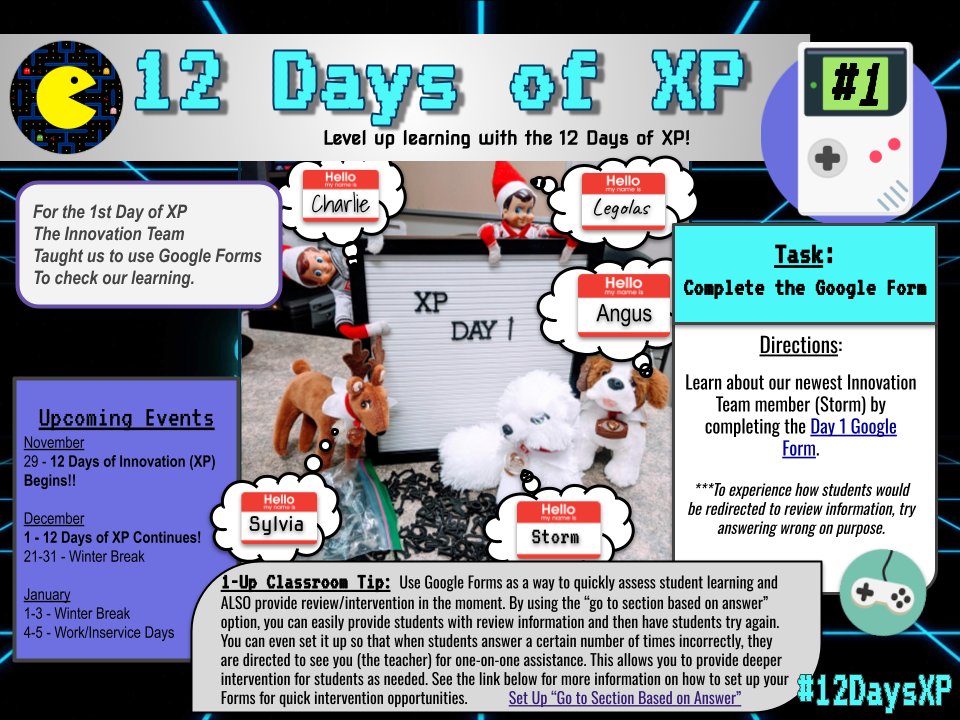 #12DaysXP Day 1 - 1-Up Google Forms