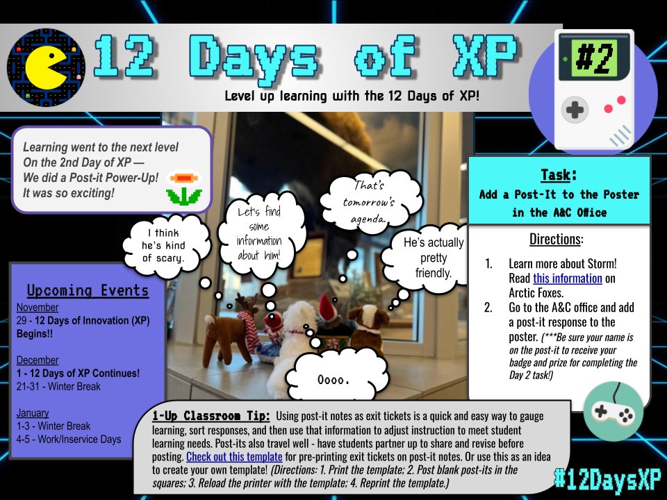 #12DaysXP Day 2 - Post-It Power-Up