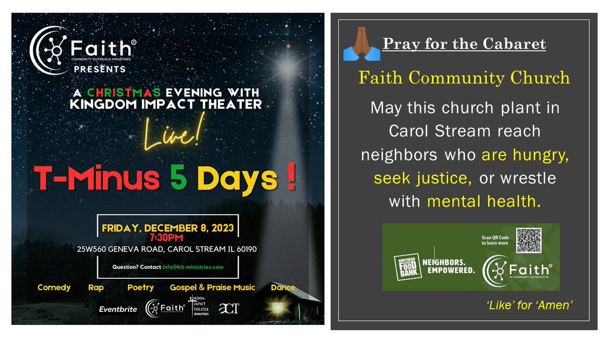 KitMinistries's tweet photo. #CountdownToCabarer #prayer #prayerrequest #prayforthecabaret #safefaithconversations #Christmas #carolstory #christmascarols
@kraakerjack @ConvergeMidAm @VJMworship @CT_Pastors https://t.co/xOP4Mjbkpl https://t.co/YRRtKMPOA4