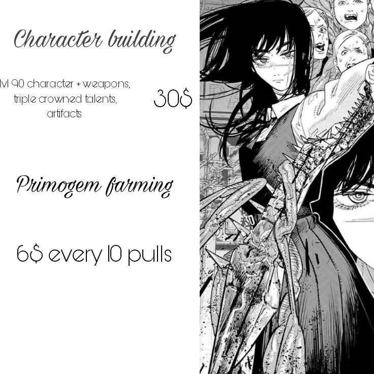 yakitoas's tweet photo. My pricelist !

rts are appreciated, dm for any inquiries

#GenshinImpact #genshintwt #genshinpilots https://t.co/D3ZmjTxEGU