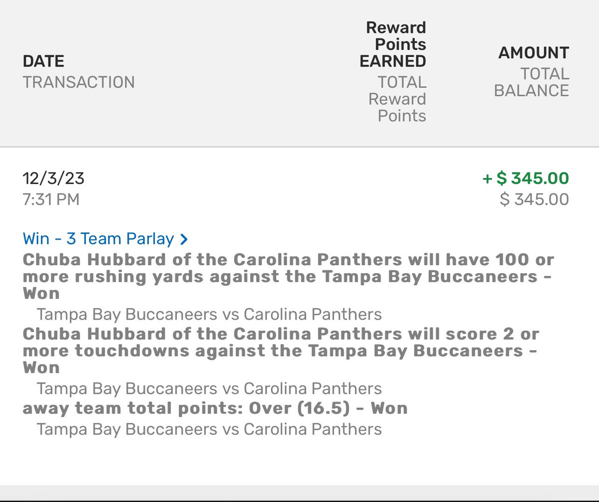 Nice $5 bet…