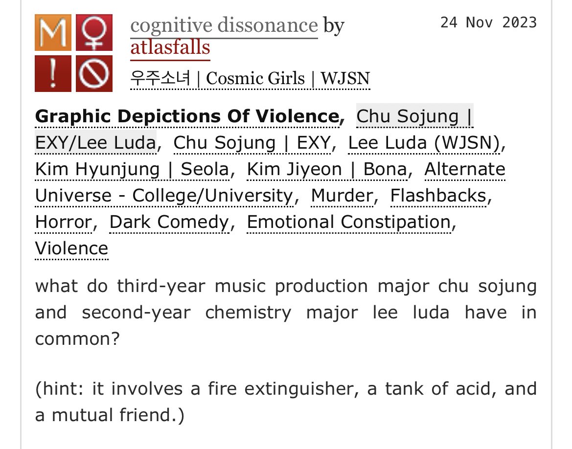 fishbowIdreams's tweet image. exy/luda (exlu) college murder au, rated M 🧯

written for @COSMOSFEST 

chapter 1/2 - 4.4k

archiveofourown.org/works/51569632…