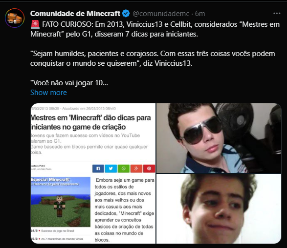 G1 - Mestres em 'Minecraft' dão dicas para iniciantes no game de