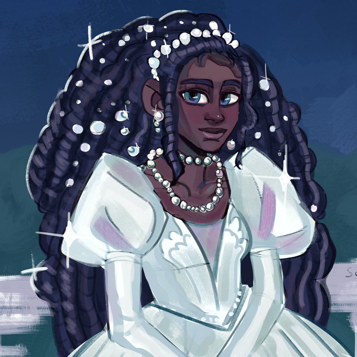 scrunkitty's tweet photo. I know this is super late but here's my entry for @cozycroww's dtiys I couldn't miss a chance to draw Elaine she's probably my favourite character in the blind prince :))))
#fanart #digitalart #theblindprincedtiys2023 https://t.co/O5oxUizGor