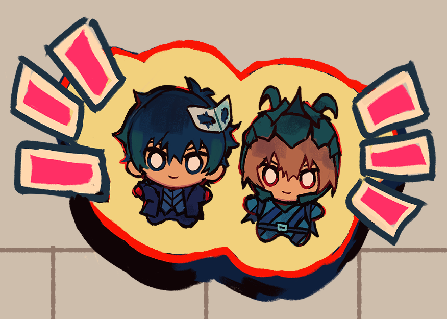 雨宮蓮 「DSJFSDJDSF THANK U DAEzoomed in onto the」|jade ✨@ anime detour AA E3のイラスト