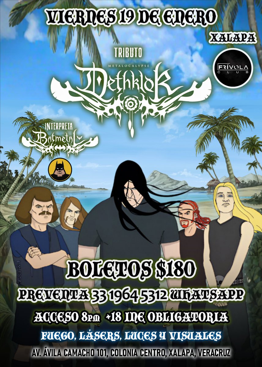 BATMETAL Tributo a Dethklok tweet media