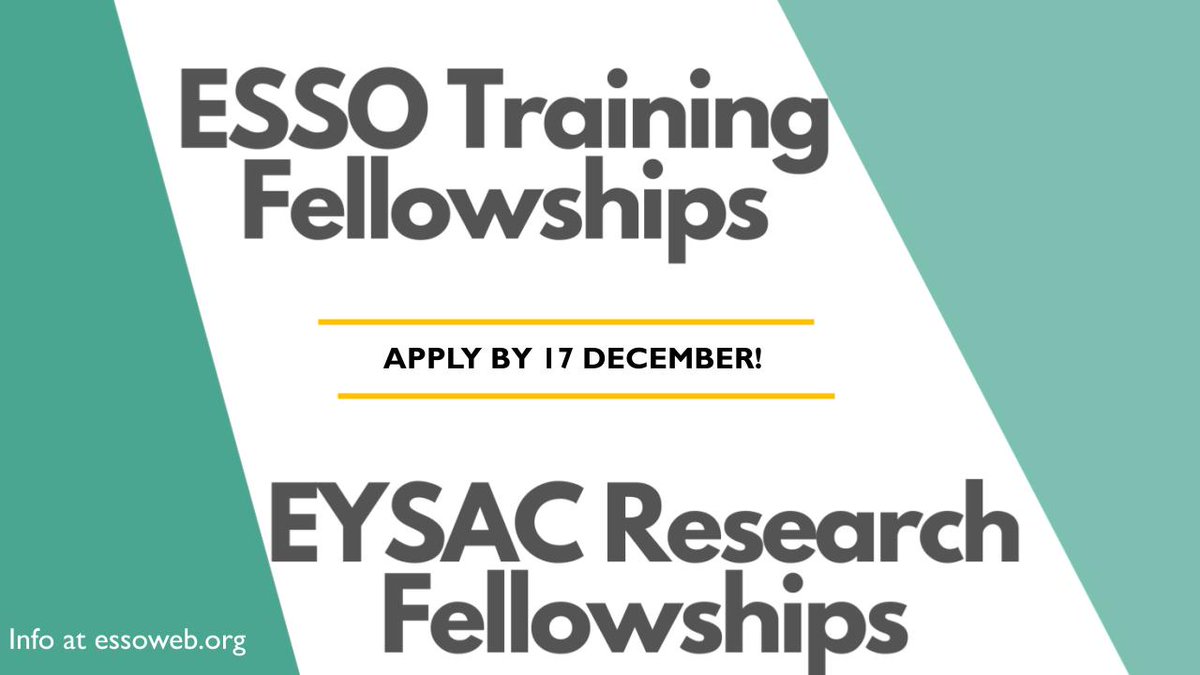 Discover training and research fellowships for surgical oncology, especially for surgeons from LMICs. Apply now! essoweb.org/fellowships/ex…