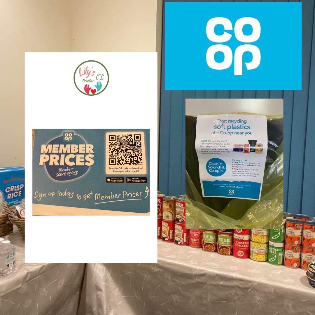 💳 Become a Co-Op Member! Plus, Let's Recycle Together at Lily's Larder! We encourage everyone to sign up for a Co-op card. Perks include Discounts for members and support a cause in the village. We have a collection point for soft plastic at the Larder each Saturday <a href="/coopuk/">Co-op</a>