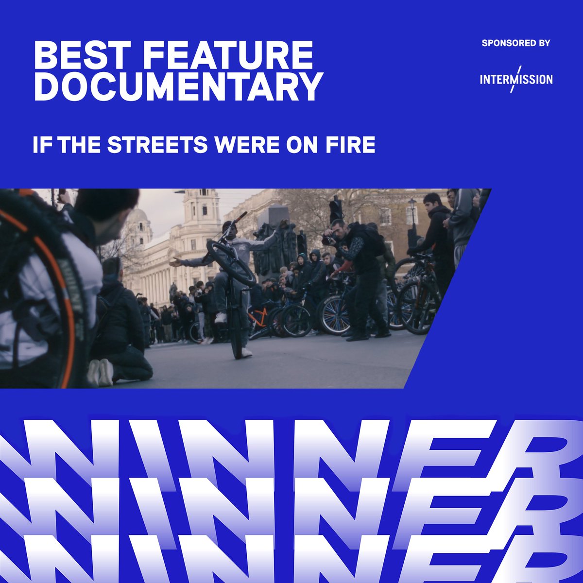The #BIFA2023 award for Best Feature Documentary sponsored by Intermission Film goes to...

If the Streets Were on Fire
(Alice Russell, Gannesh Rajah)

For the full list of winners, check out bifa.film/awards/2023/wi…