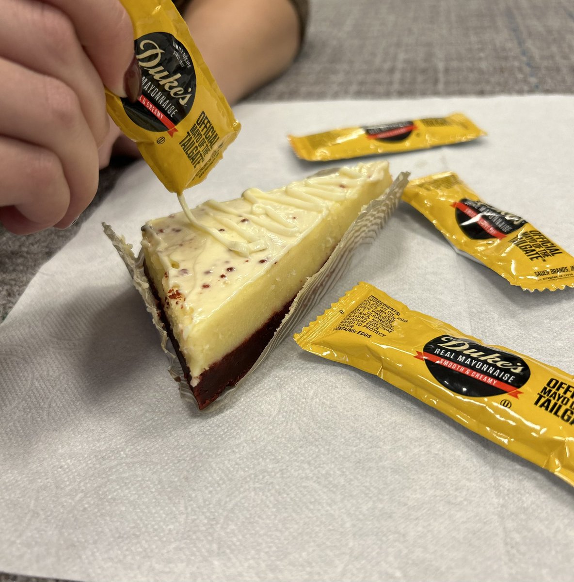 Getting hungry. Found cheesecake.