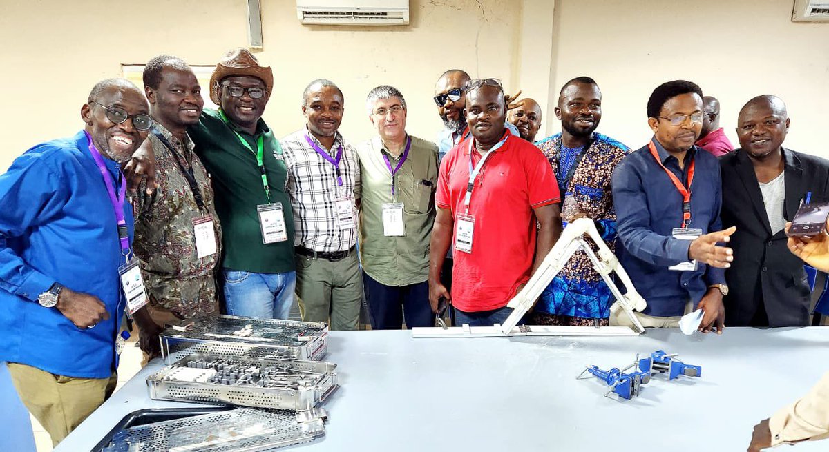 NOA_Abuja2023's tweet photo. Arthroplasty saw bone demonstrations followed after the lectures. https://t.co/VZNGHeVW90