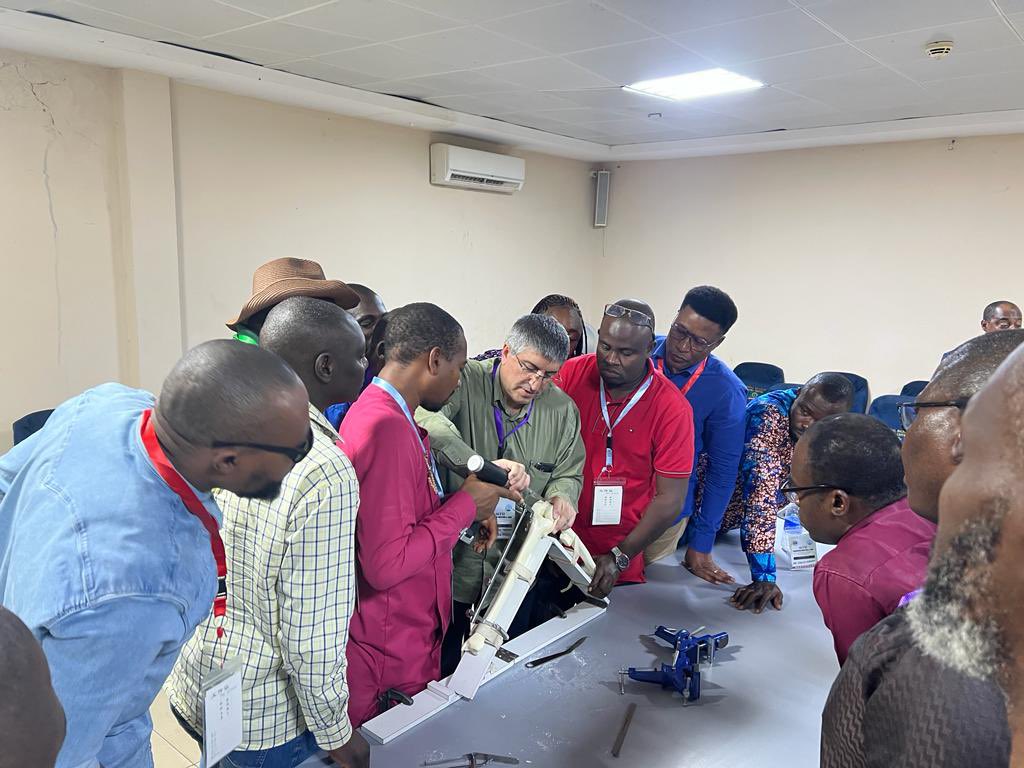NOA_Abuja2023's tweet photo. Arthroplasty saw bone demonstrations followed after the lectures. https://t.co/VZNGHeVW90