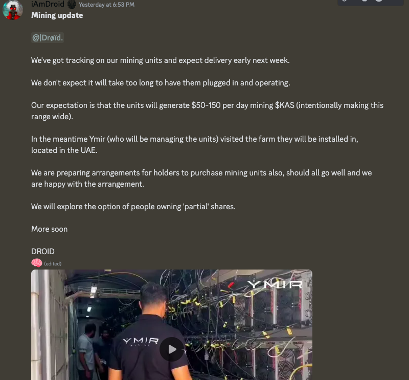 ccurious7's tweet photo. ciao, ciao ANONs.  Can your $SOL nft do this ?
#droidcapital https://t.co/w7S7hyihp4