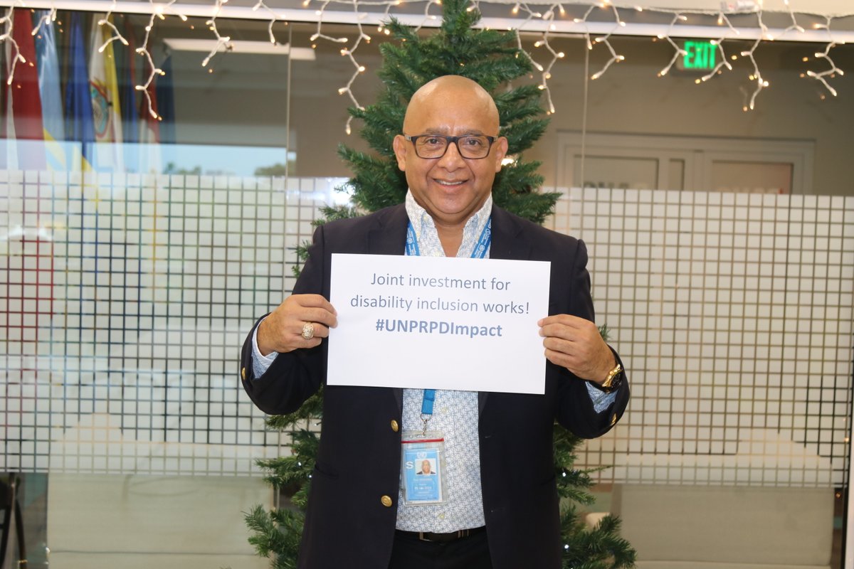 PAHOCaribbean's tweet photo. Celebrating #IDPD2023 in Trinidad and Tobago🇹🇹! The @UNPRPD joint programme has trained over 400 policymakers & OPDs, advancing disability-inclusive policies. 🌟 Together, we're making an impact. #UNPRPDImpact #SDGs https://t.co/JglnqgogZd