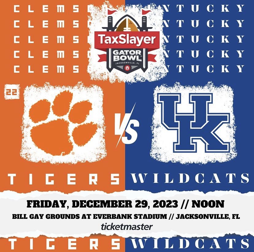 Cats are getting Clemson in the Gator Bowl!