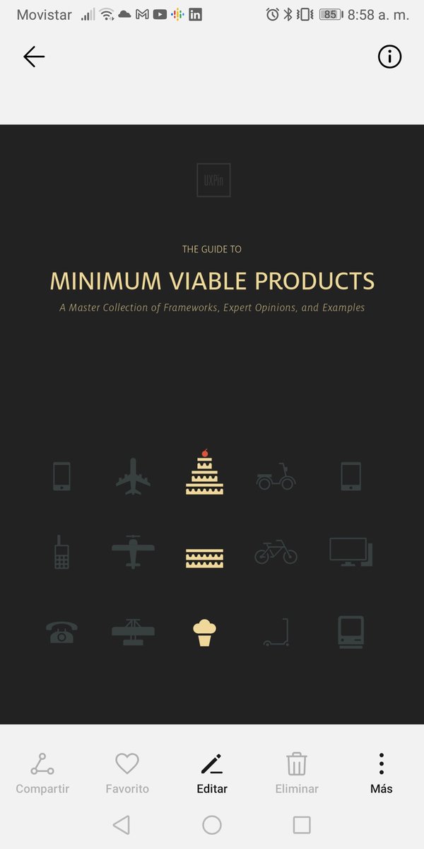 #Weekendread THE GUIDE TO MINIMUM  VIABLE PRODUCTS. A Master Collection of Frameworks, Expert Opinions, and Examples by Chris Bank, Jerry Cao and Waleed Zuberi <a href="/sbanker/">Chris Bank</a> @jerrycao_uxpin <a href="/wzub/">Waleed Zuberi</a>  #EconomiaColaborativa  #SiliconLake 
 Se los recomiendo <a href="/ricardobravovar/">RICARDO BRAVO VARGAS</a>