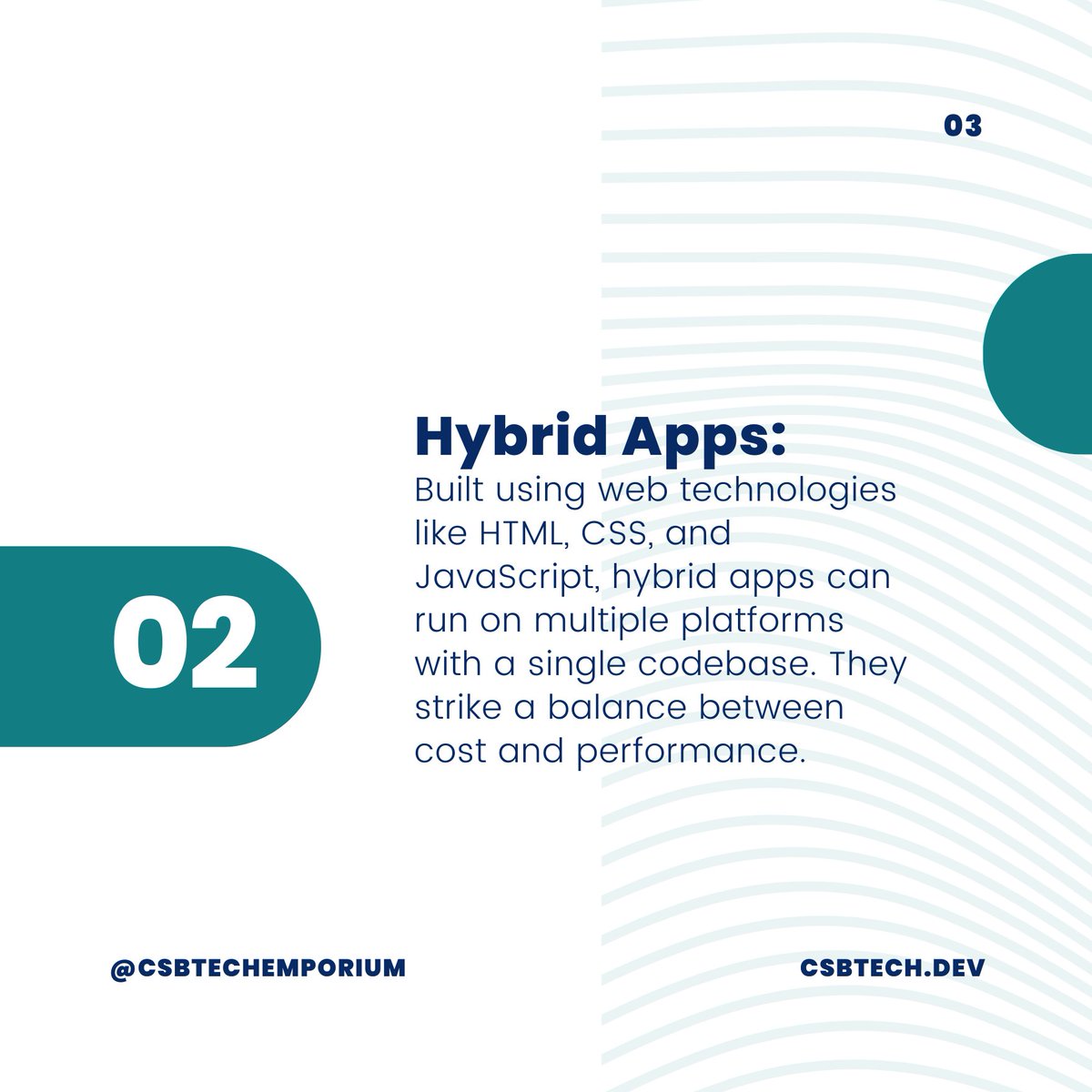 CSBTechEmporium's tweet image. In your pursuit of the perfect #appdevelopmentstrategy, you’ll encounter these three primary approaches to consider. 

👉 The choice of development approach should align with your target audience, budget constraints, and the desired features of your #app.

#AppDevelopment #Tech