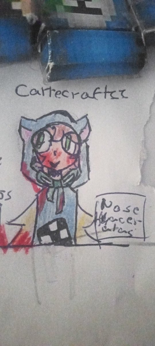 Sukinxprl1's tweet photo. Quedó terrible la wea SJAJ, solo le añadió la sangre porq estaba poniendo algo con el rojo y me salió mal, tonse se me ocurrió ponerle sangre.

No se hacer alas, y, tremendo el Carrecraft11. https://t.co/lhIxayUyxI
