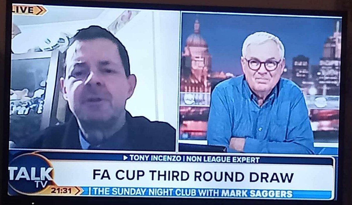A pleasure for me to chat with Mark Saggers just now on TalkTV once again about the performances of our Non-League teams in the FA Cup Second Round and my trip to Brixham v Downton in the Isuzu FA Vase @marksaggers @TalkTV @NonLeagueCrowd @NonLeaguePaper @Isuzuuk @IsuzuUKPR