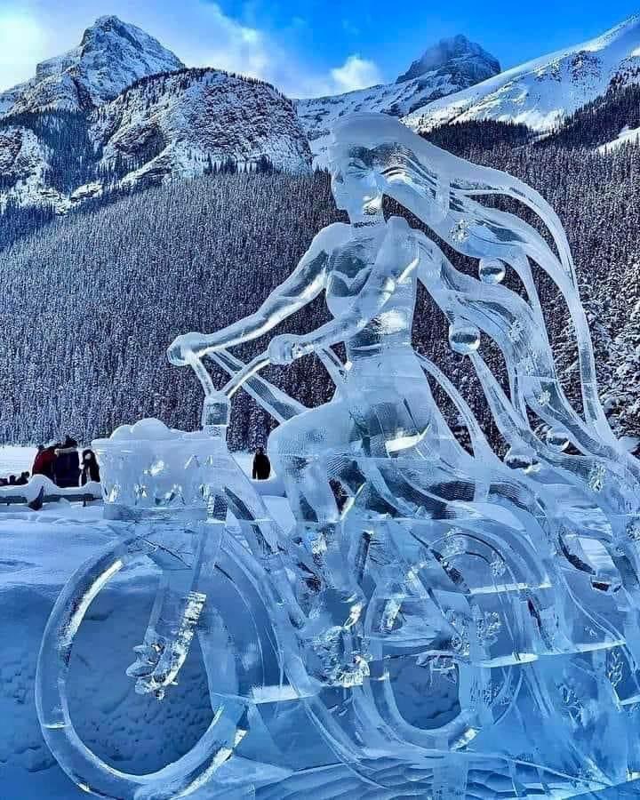 Festival of Ice, Lake Louise, Alberta.