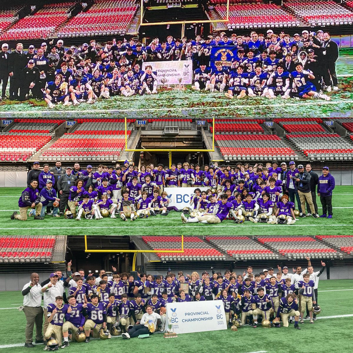 Three teams 
Three Provincial 🏆Champs 
One program!!