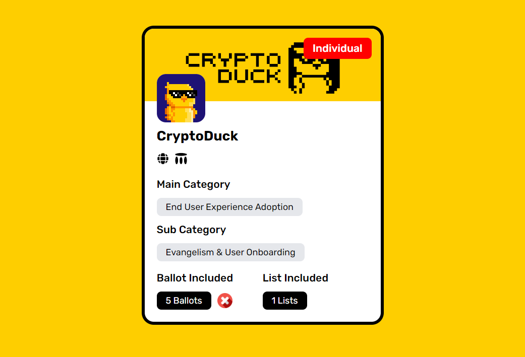 🔴 Requesting the support of all <a href="/retropgf/">RetroPGF Community</a> badgeholders 🙏

If you want to support, please RT and ❤️
🗳️ Vote: round3.optimism.io/projects/0xb73…
---

With less than 4 days remaining before voting concludes, I currently hold 5 out of 17 ballouts, making it challenging to meet the criteria.