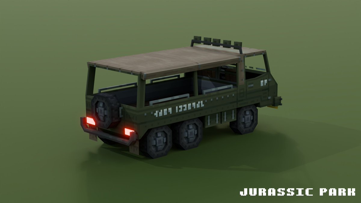 Steyr Puch Pinzgauer 6x6

Made in <a href="/blockbench/">Blockbench</a>

#lowpoly #minecraft #minecraftmodel #3Dmodel #pixelart #blockbenchChinook