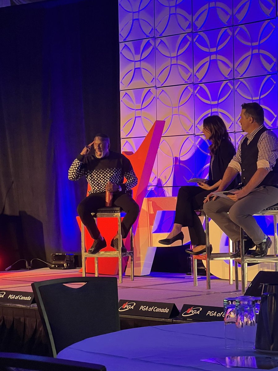 Huge thanks to <a href="/pgaofcanada/">PGA of Canada</a> team for a fantastic event #TeeTalksLive. Great presenters, networking opportunities and energized PGA members!! Couple highlights in photos with <a href="/blackburngolf/">Mark Blackburn</a> , <a href="/LouStagner/">Lou Stagner (Golf Stat Pro)</a> , <a href="/Op36Golf/">Operation 36</a> founders Matt and Ryan and <a href="/BrunySurin/">Bruny Surin</a> #grateful
