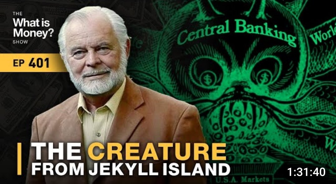 The Creature From Jekyll Island with Edward Griffin (WiM401) G. Edward Griffin joins me to talk about his book The Creature From Jekyll Island, which explores central banking cartels, why the truth is not enough, the nature of money, and the biggest socioeconomic problem today.